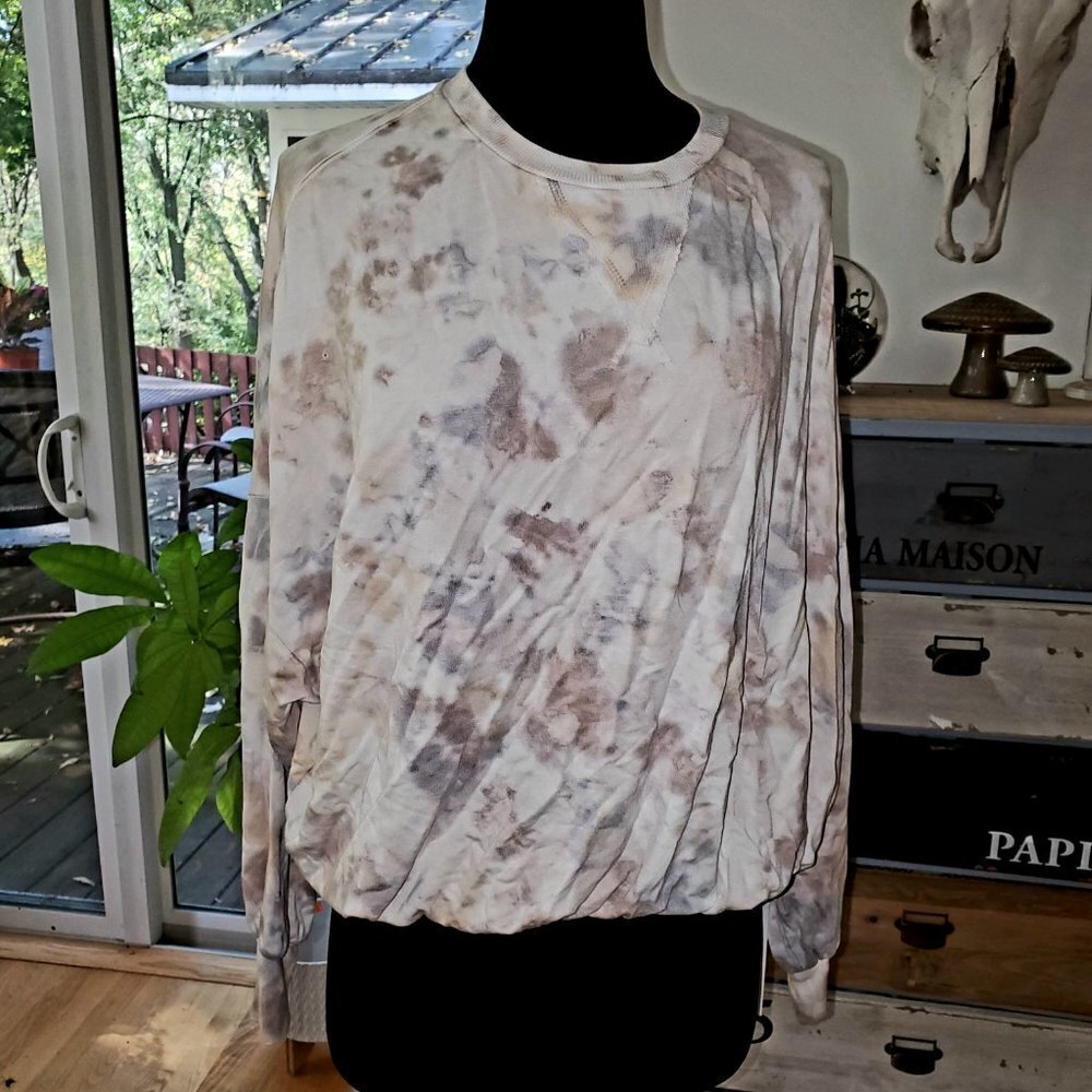 NWT‎ Young Fabulous & Broke Juliette Tie Dye Slouchy Oversized Sweatshirt Size S